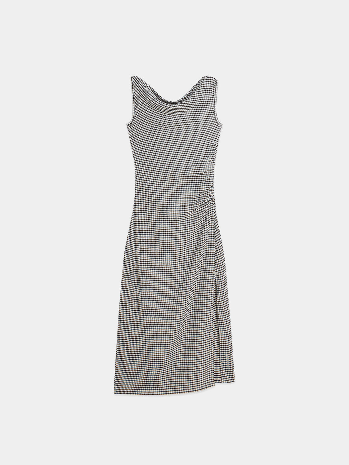 Scotch & Soda - Gingham midi dress - Meteorite