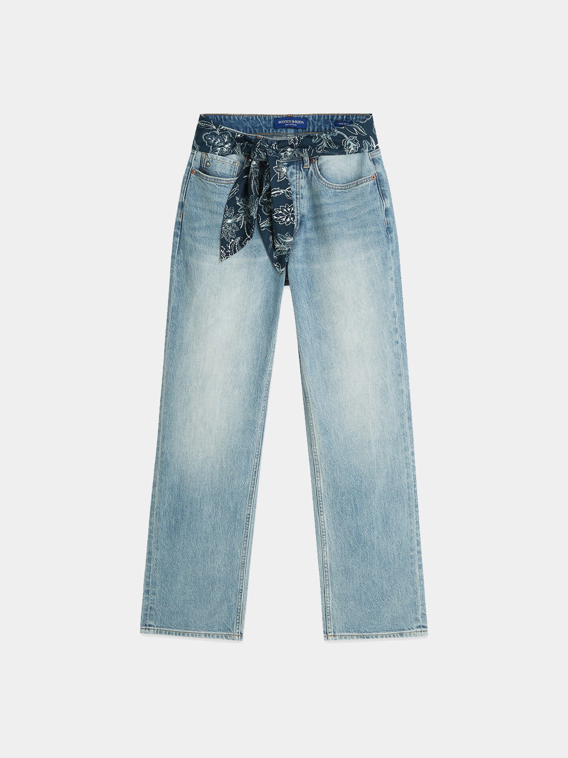 Scotch & Soda - Sky straight-fit jeans - Dark Spotlight