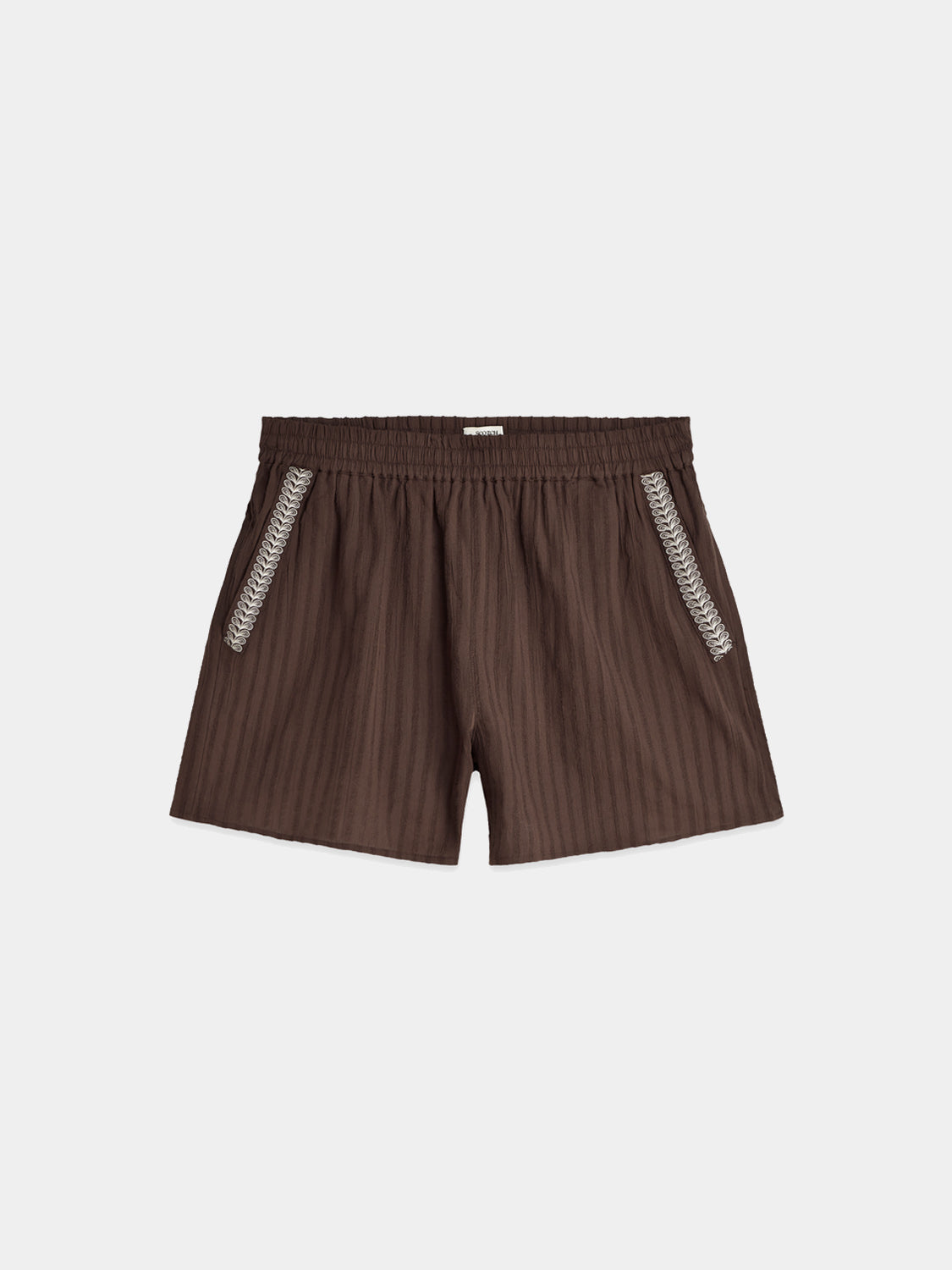 Scotch & Soda : Embroidered shorts - Hot Fudge - Collector Store Sydney