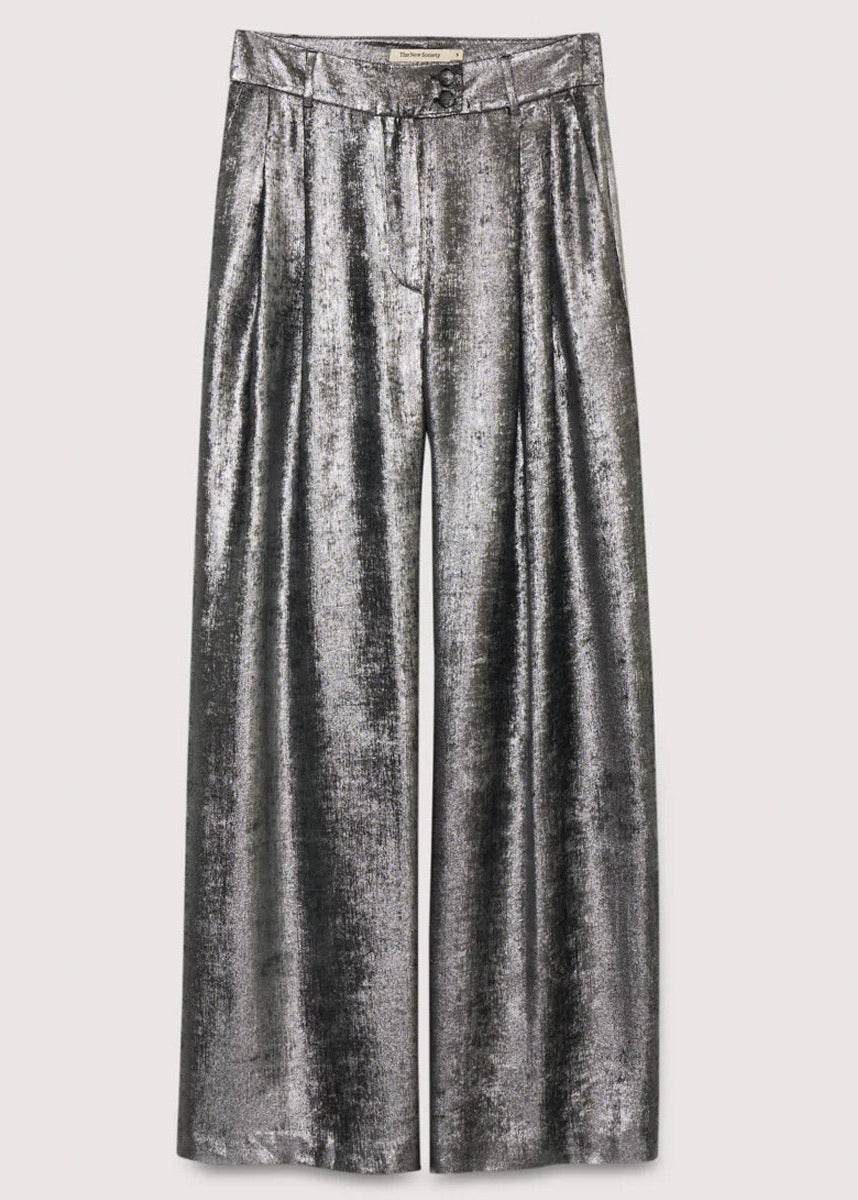 New Society - Uxia Pant - Silver - Collector Store Sydney