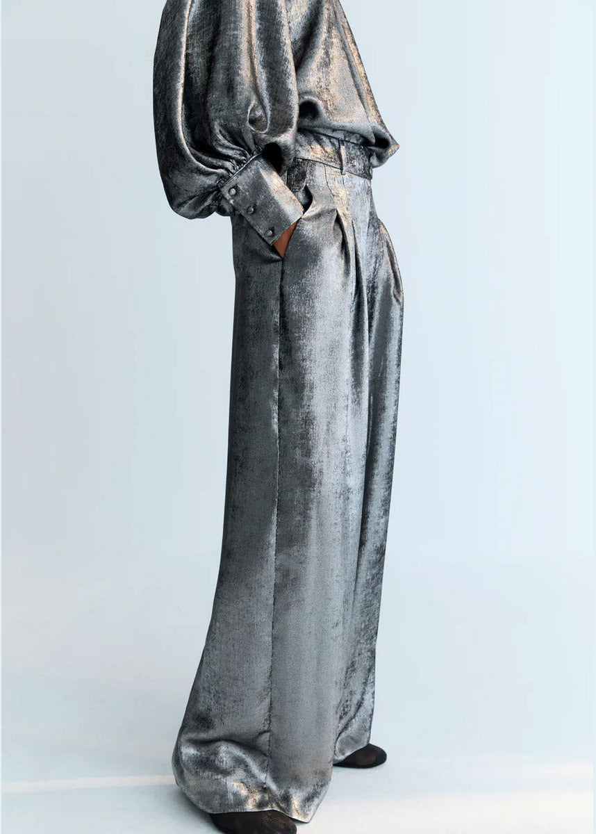 New Society - Uxia Pant - Silver - Collector Store Sydney