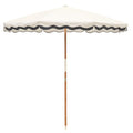 AMALFI UMBRELLA - RIVIE WHITE - 200cm x 213cm - Collector Store Sydney
