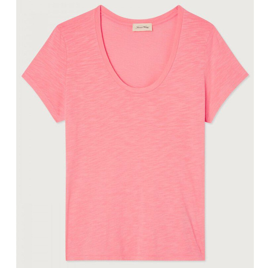 American Vintage Jacksonville Round Neck Tee - Vintage Flamingo - Collector Store