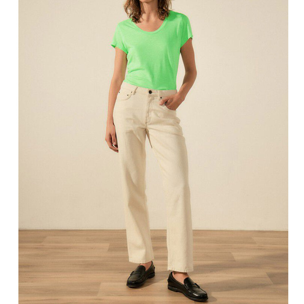 American Vintage Jacksonville Round Neck Tee - Vintage Apple Green - Collector Store