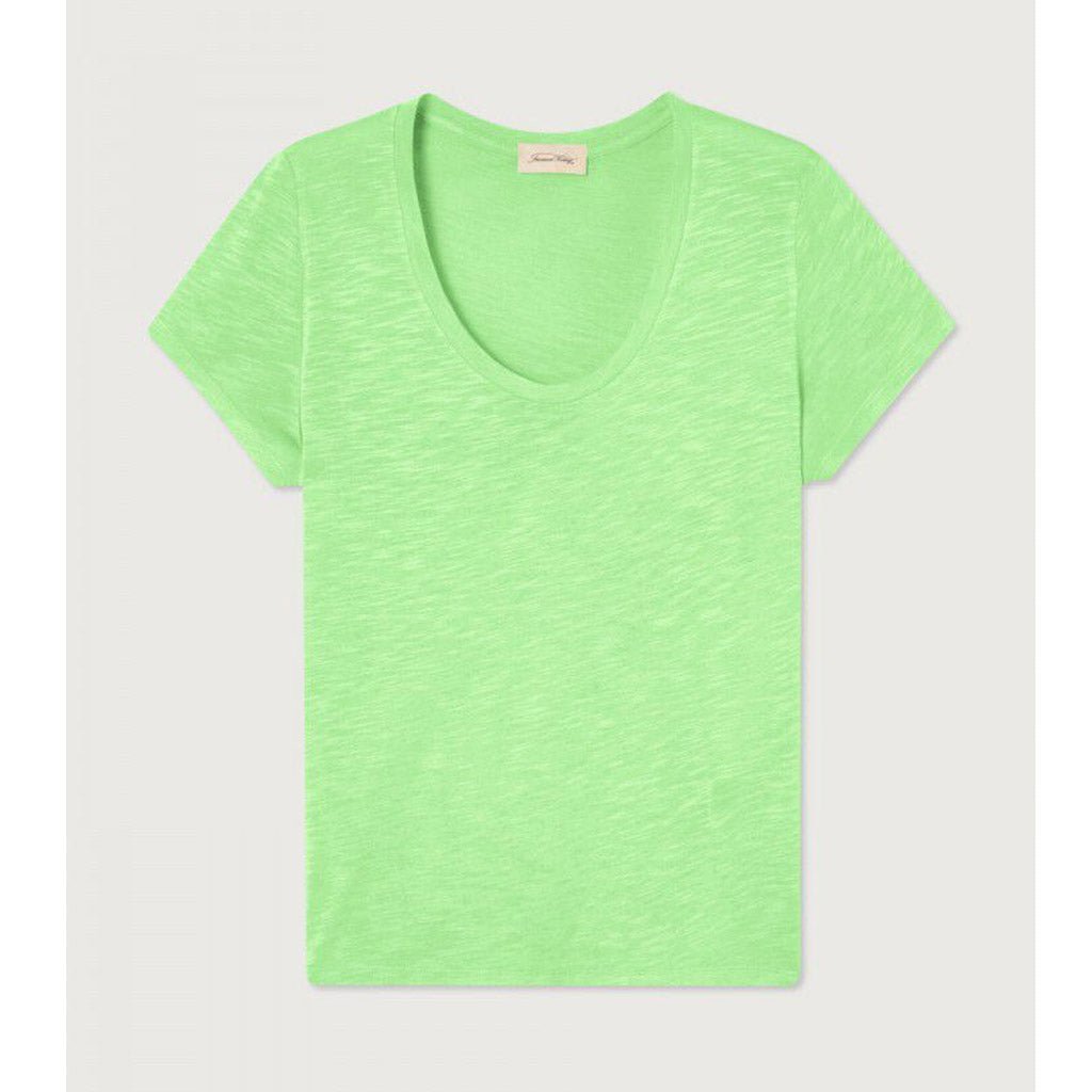American Vintage Jacksonville Round Neck Tee - Vintage Apple Green - Collector Store