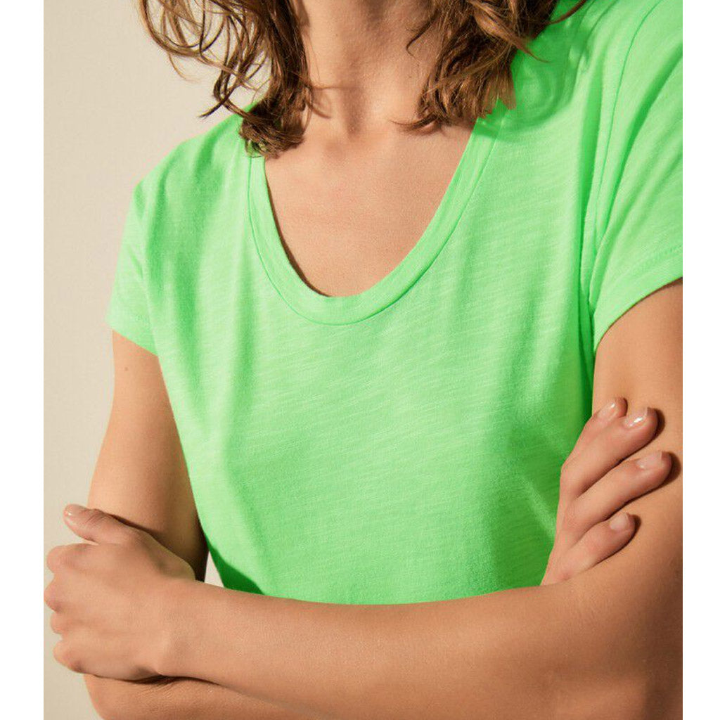 American Vintage Jacksonville Round Neck Tee - Vintage Apple Green - Collector Store