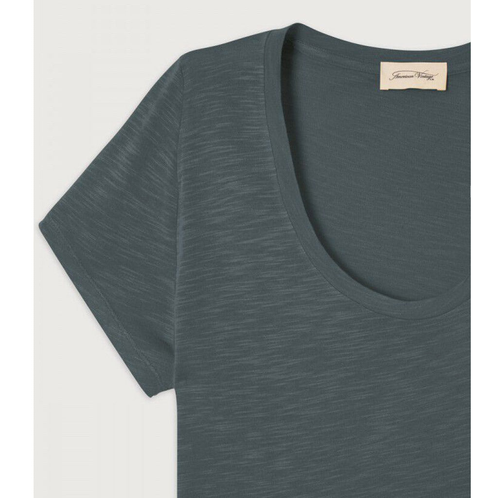 American Vintage Jacksonville Round Neck Tee - Vintage Shadow - Collector Store