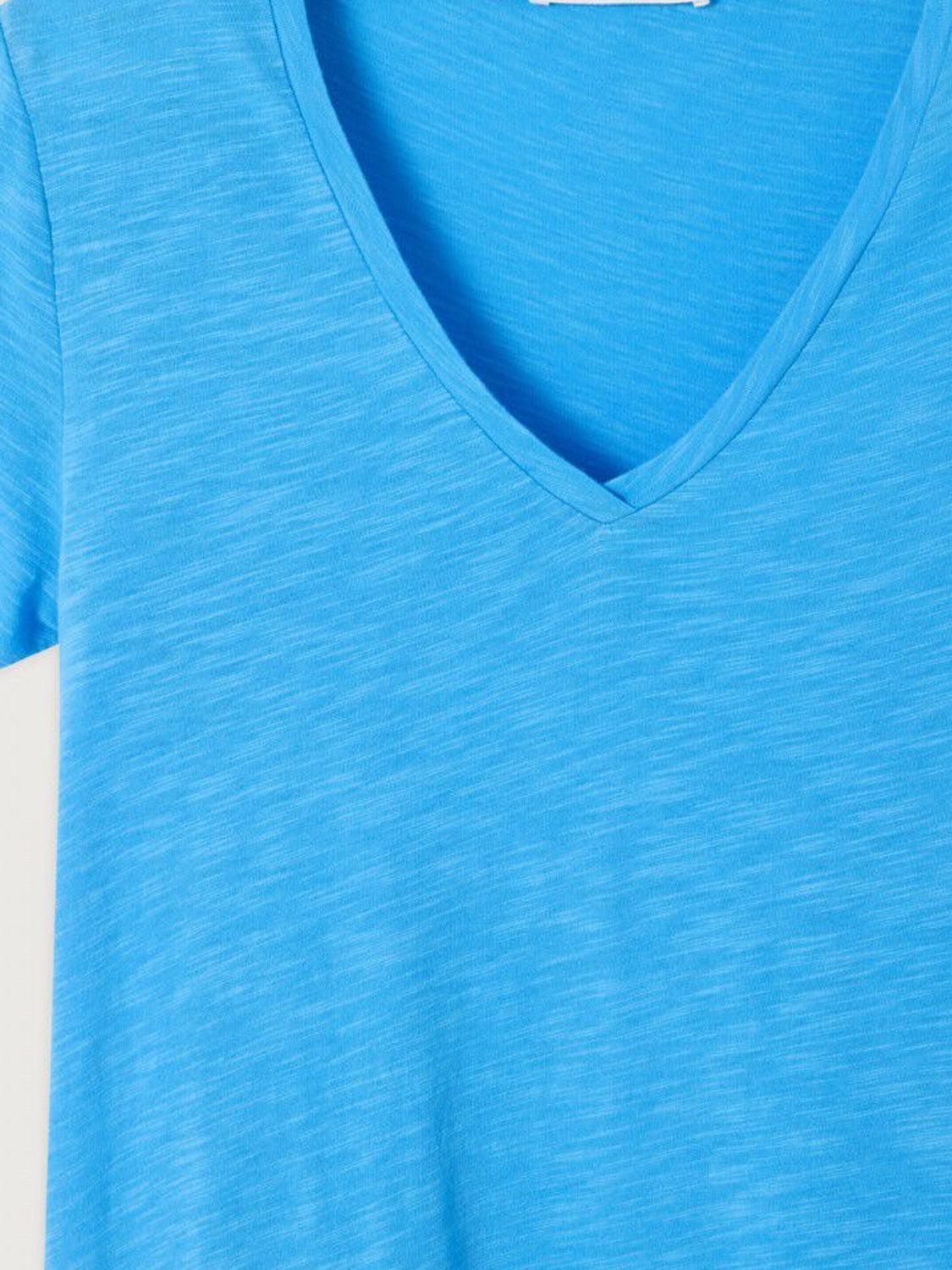 American Vintage Jacksonville  V Neck Tee - Vintage Sea
