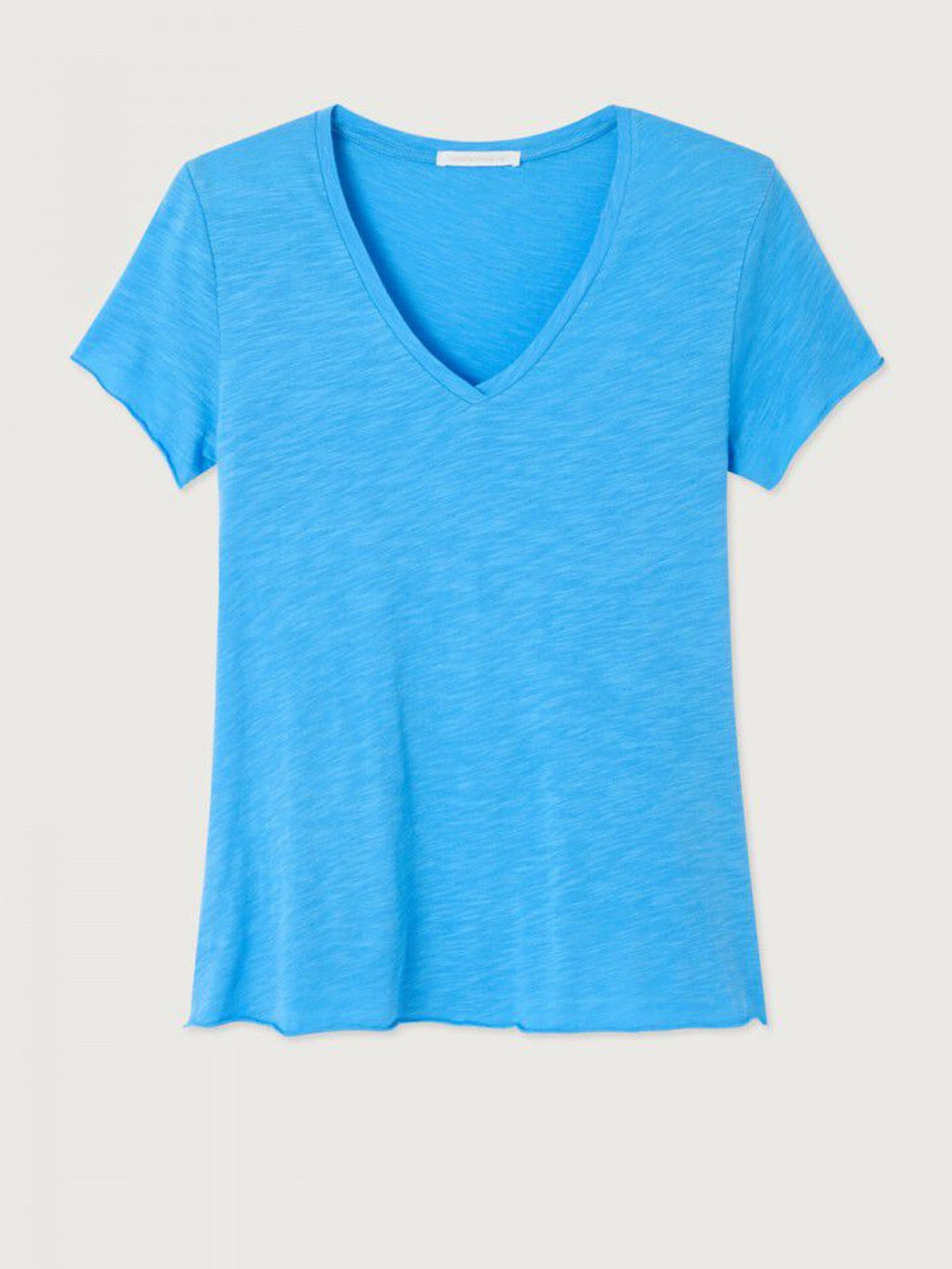 American Vintage Jacksonville  V Neck Tee - Vintage Sea