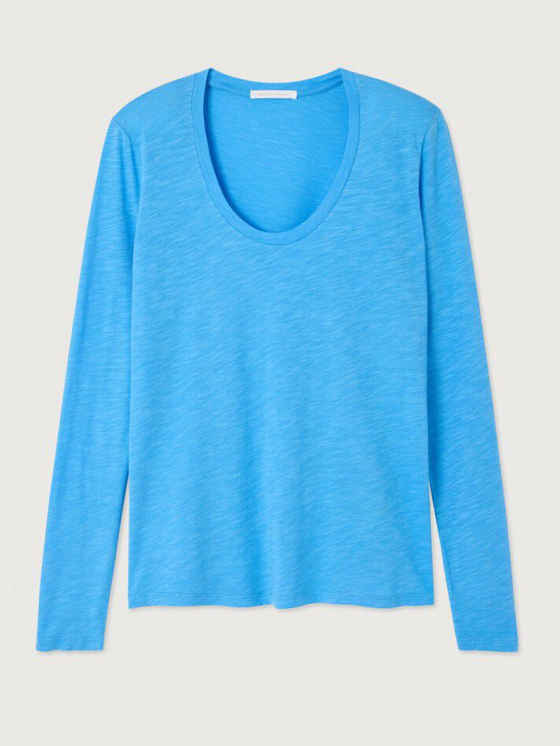 American Vintage Jacksonville L/S Scoop Neck - Vintage Sea