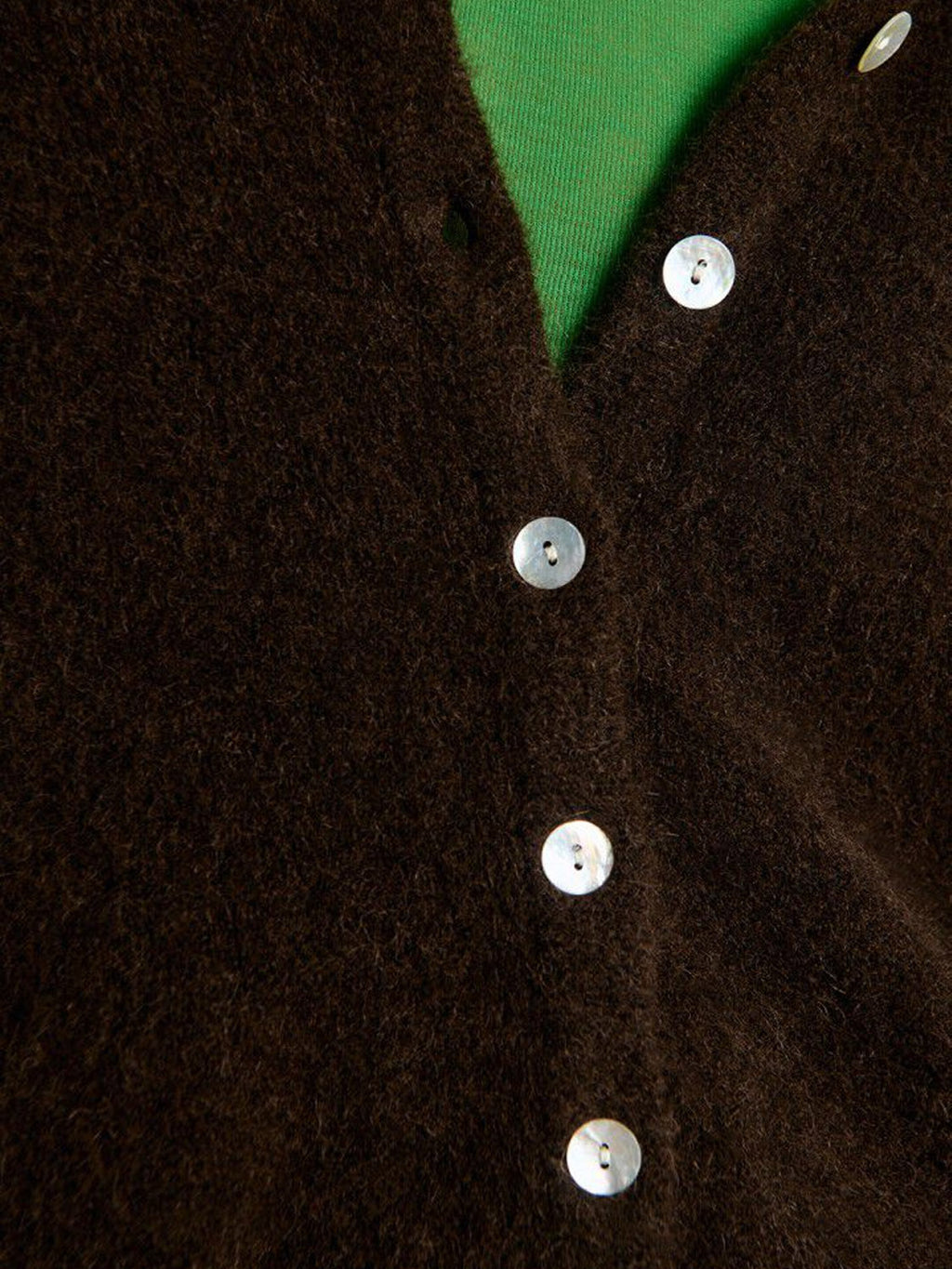 American Vintage - Vito Cardigan - Coffee Melange