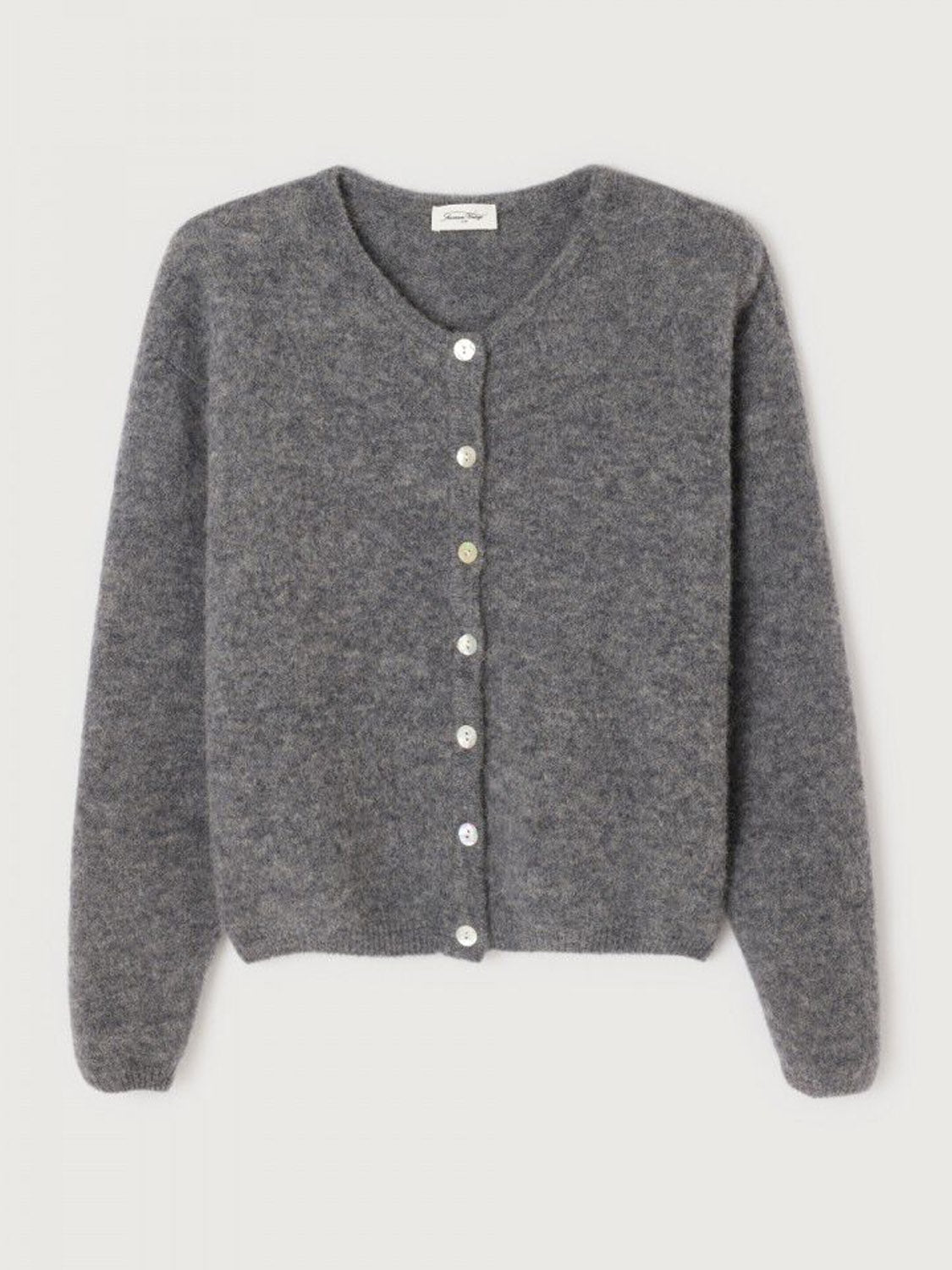 American Vintage Knit Jumper - Vito - Steel Melange - Collector Store Sydney