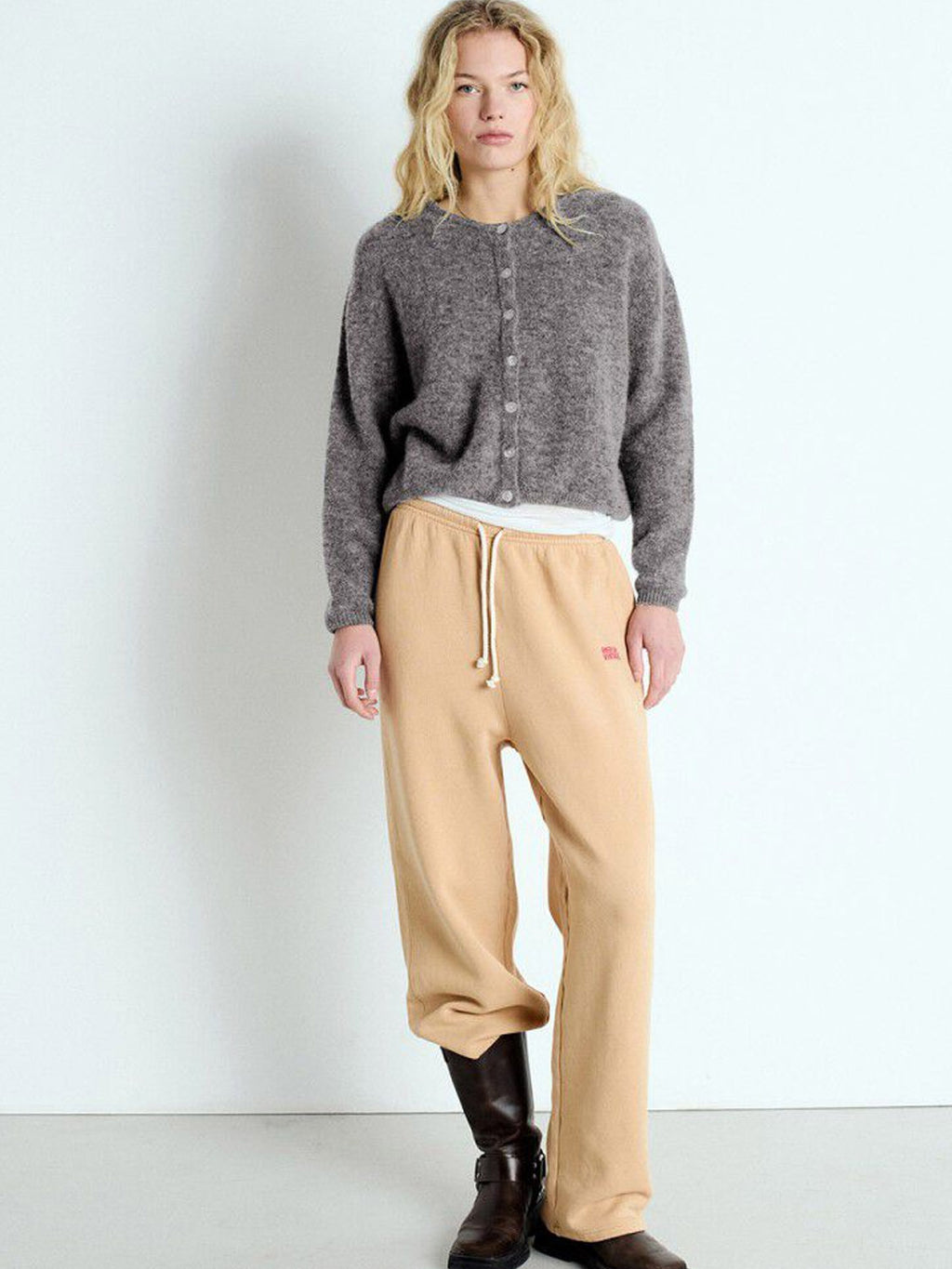 American Vintage Knit Jumper - Vito - Steel Melange - Collector Store Sydney