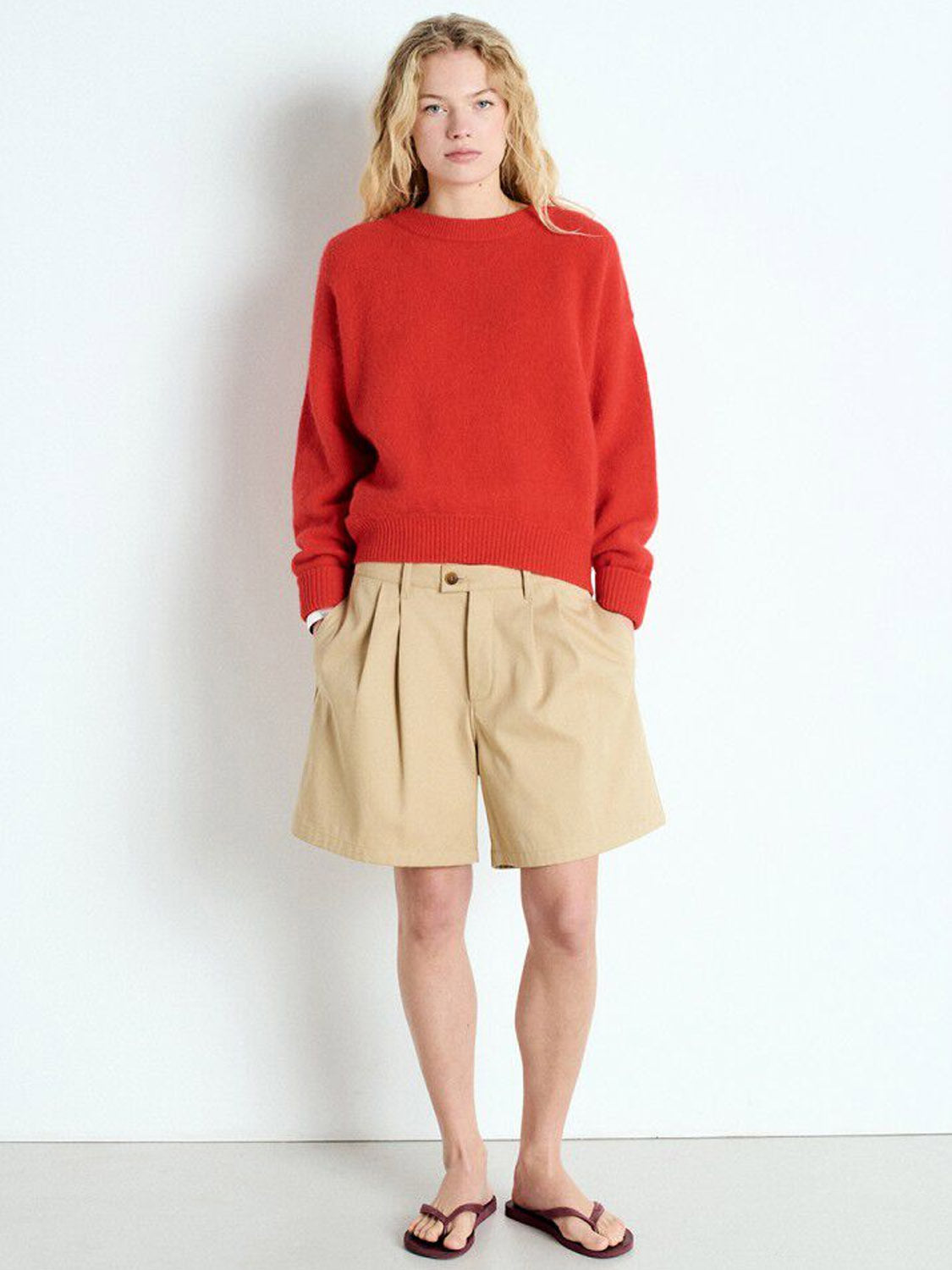 American Vintage Knit Jumper - Vito - Strawberry