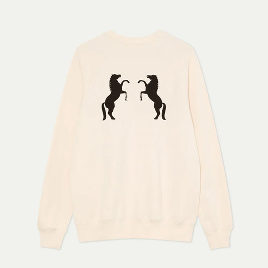 La Paz Sweatshirt - Wild Horses Off White