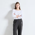 American Vintage Sonoma L/S Round Neck Tee - White - Collector Store Sydney