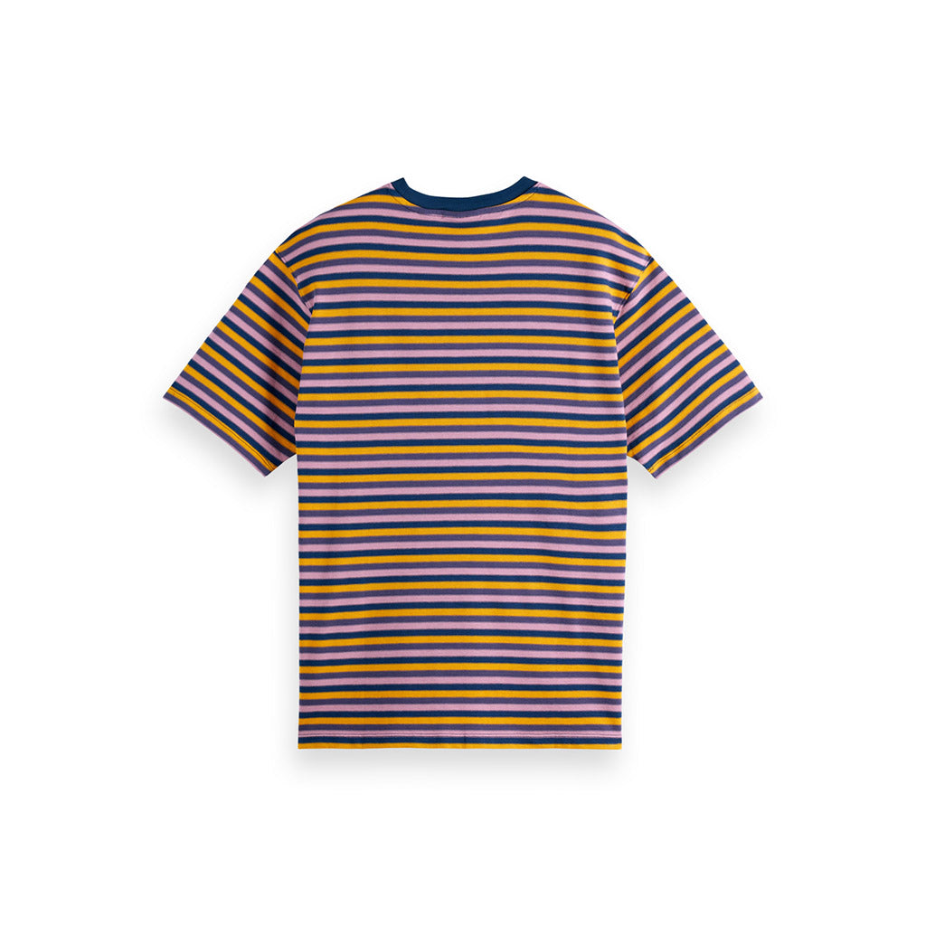 Striped t-shirt Pink Blue - Collector Store