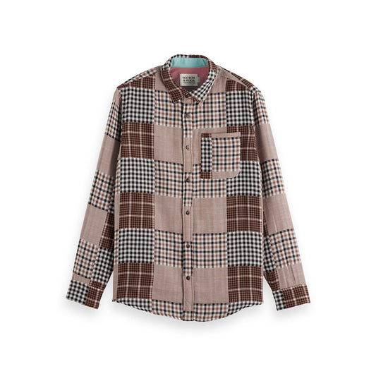Patchwork flannel shirt - Collector Store