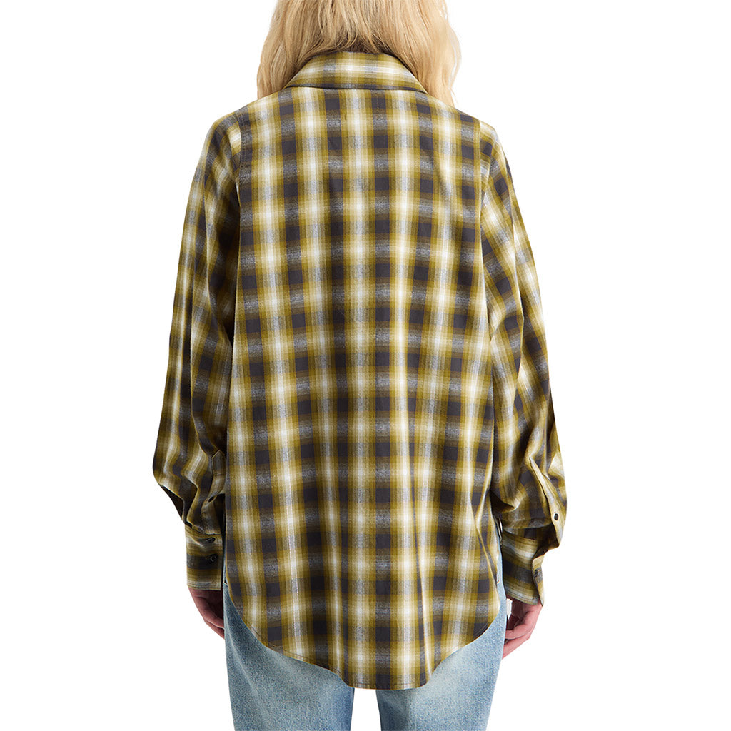 Flannel Olive check shirt - Collector Store