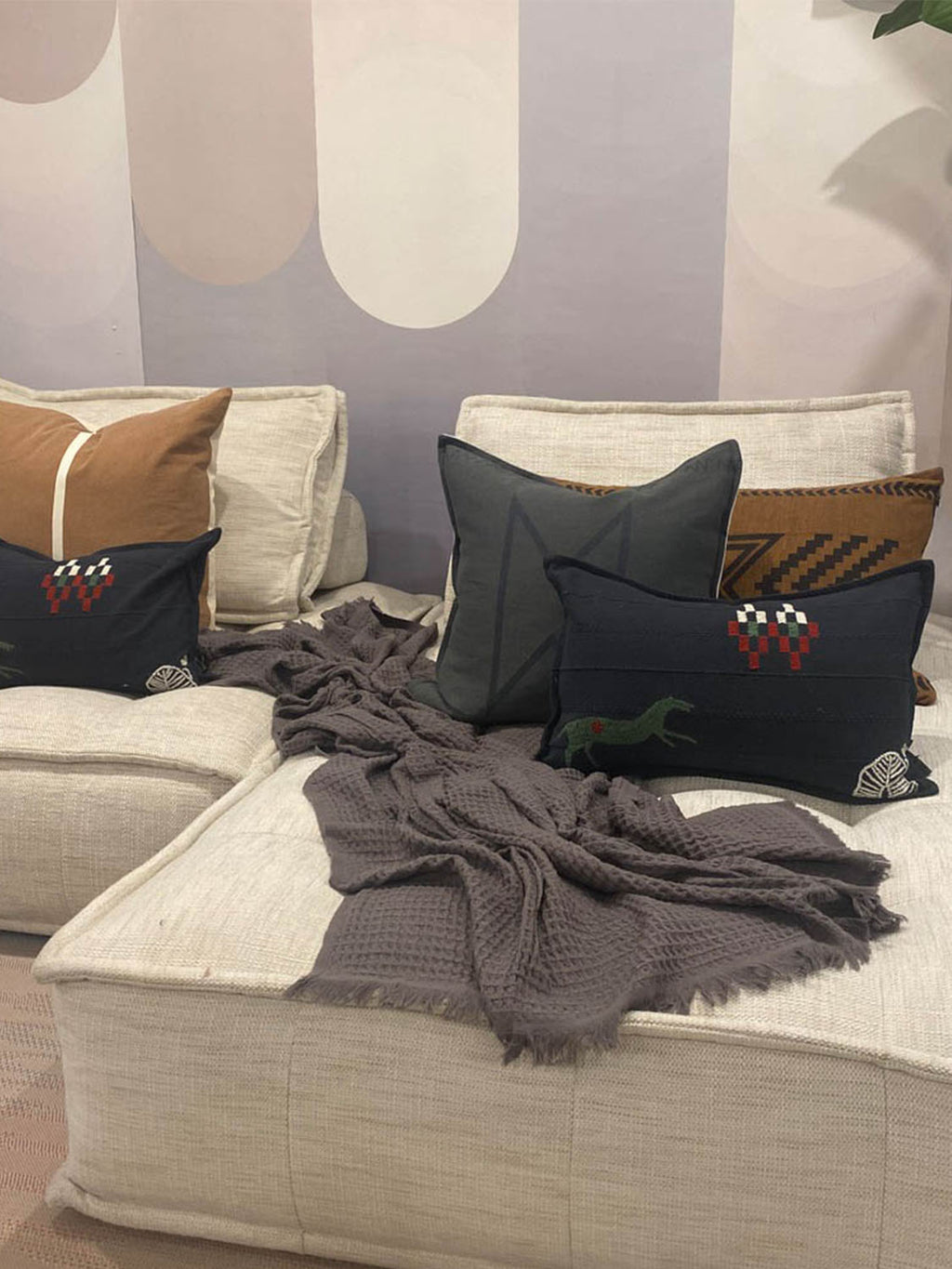Waffle Throw | Charcoal - Collector Store Sydney