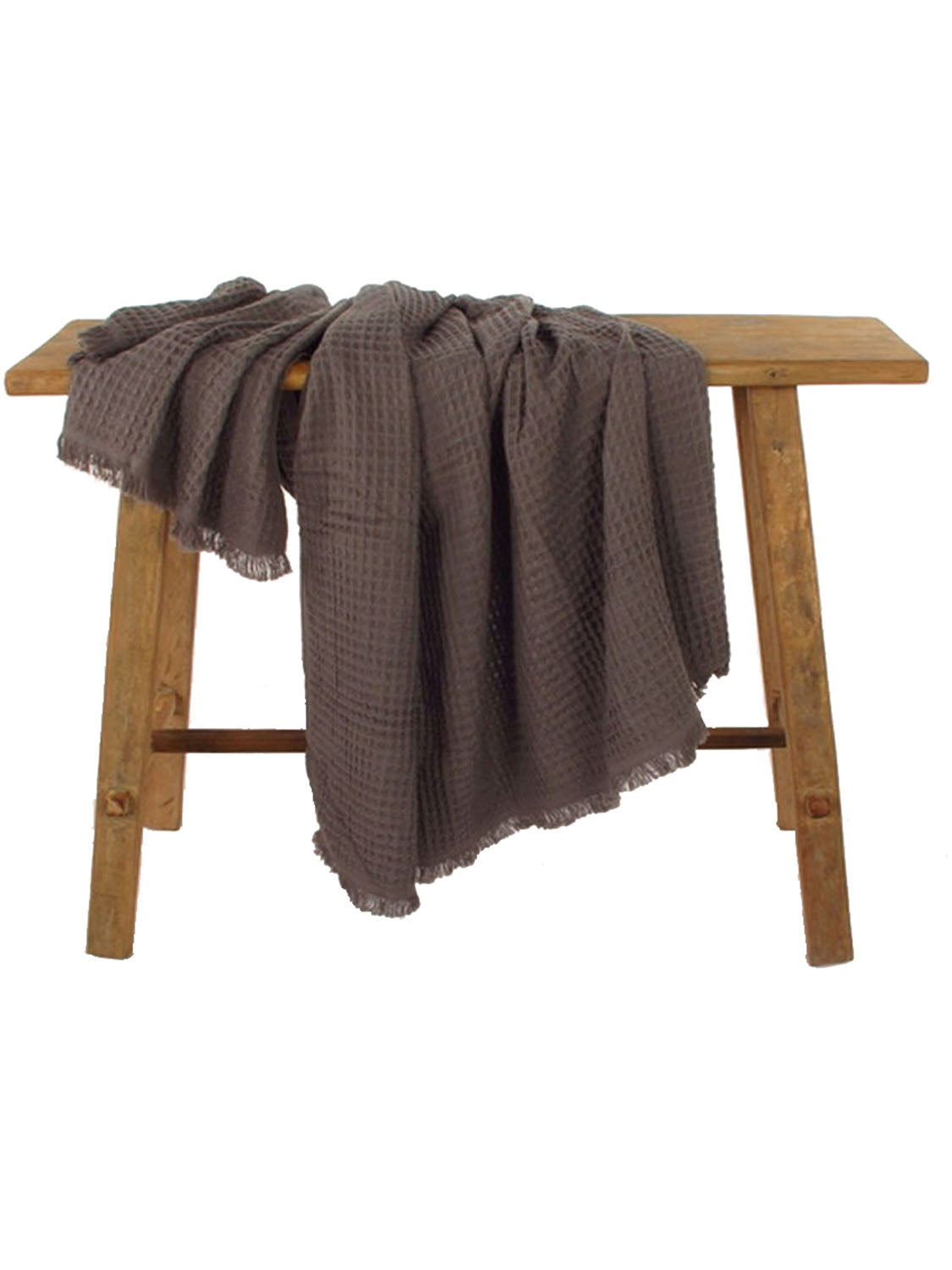 Waffle Throw | Charcoal - Collector Store Sydney
