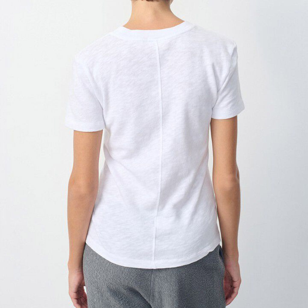 American Vintage Sonoma S/S Round Neck Tee - White - Collector Store