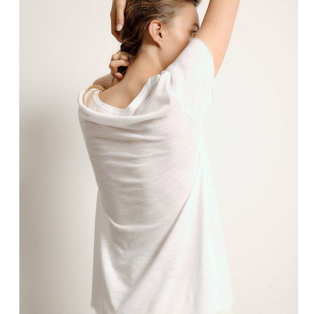 American Vintage Jacksonville V-Neck Tee White - Collector Store Sydney