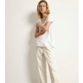 American Vintage Jacksonville V-Neck Tee White - Collector Store Sydney