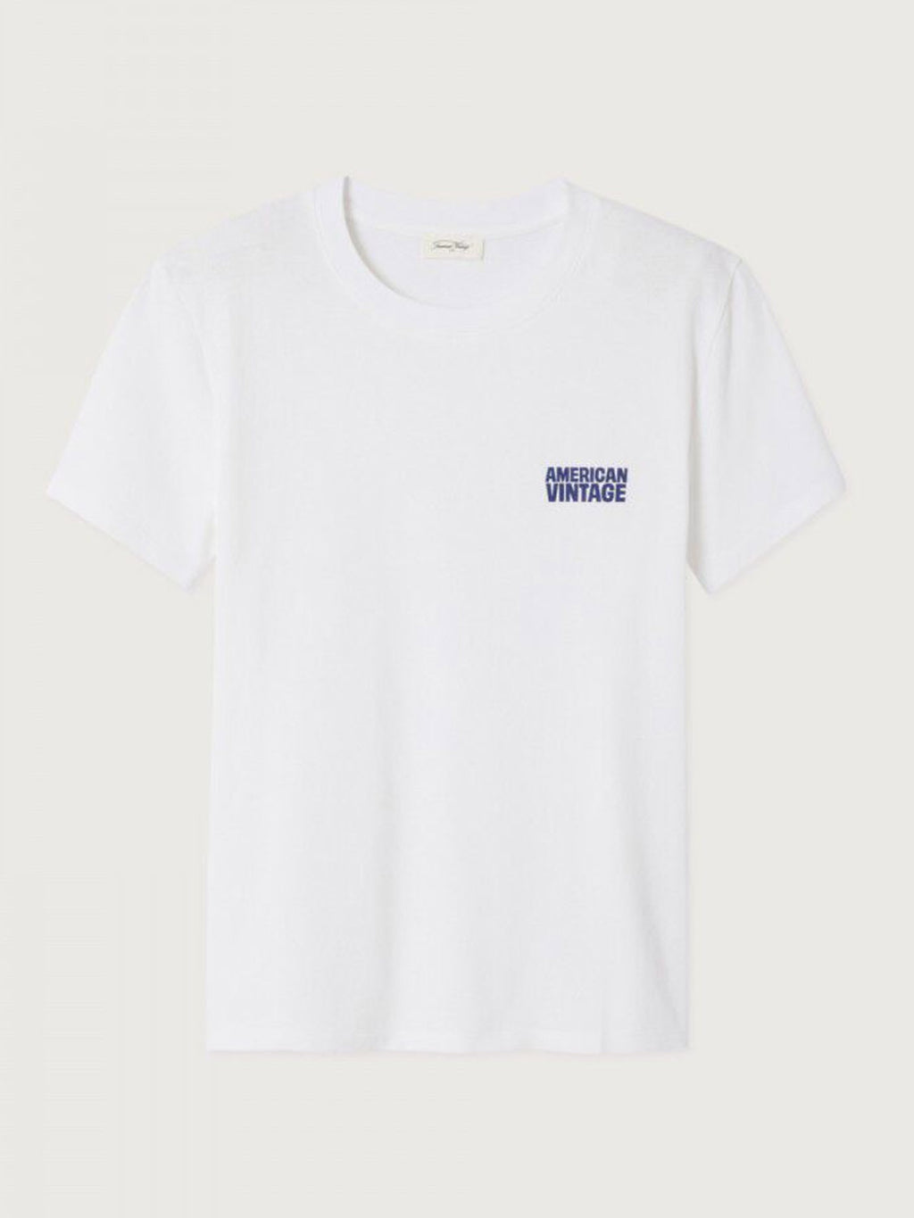 American Vintage Ykobow S/S Print Logo Tee - White