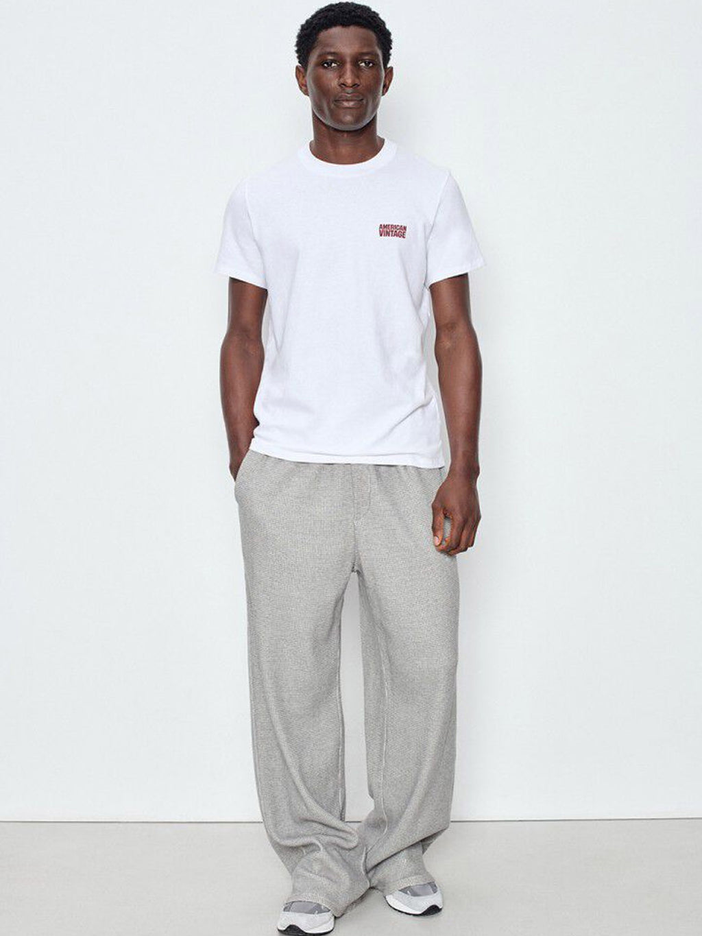 American Vintage Mens S/S Tee - Bysapick - White