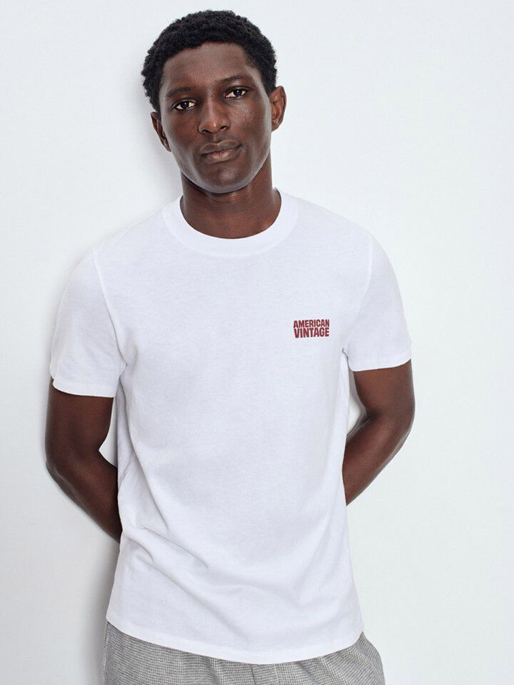 American Vintage Mens S/S Tee - Bysapick - White