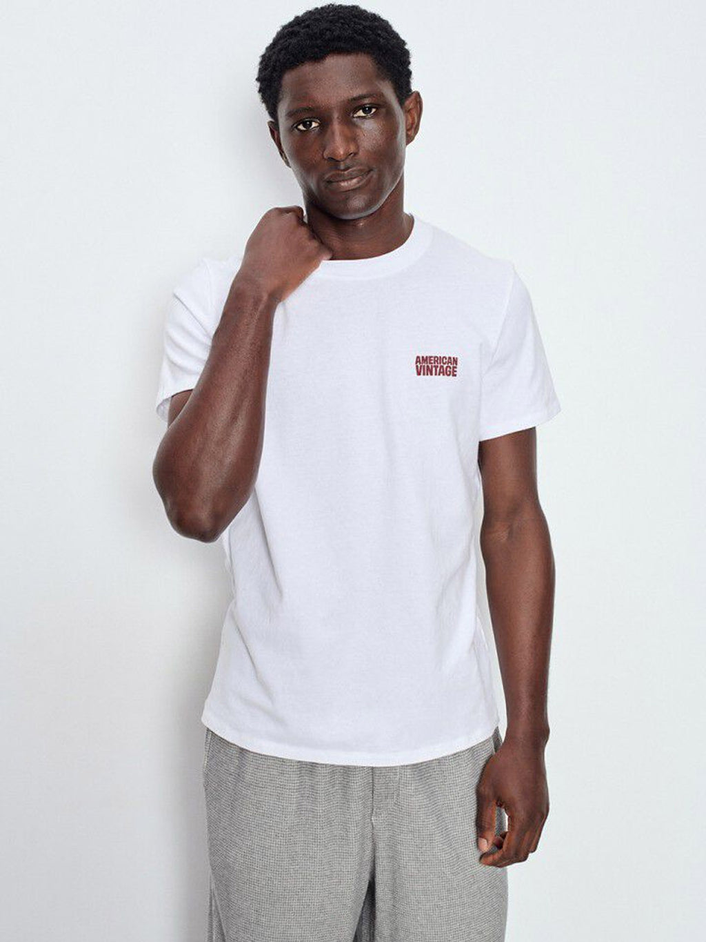 American Vintage Mens S/S Tee - Bysapick - White
