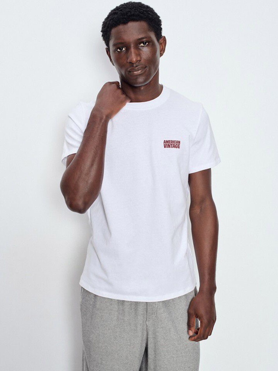 American Vintage Mens S/S Tee - Bysapick - White