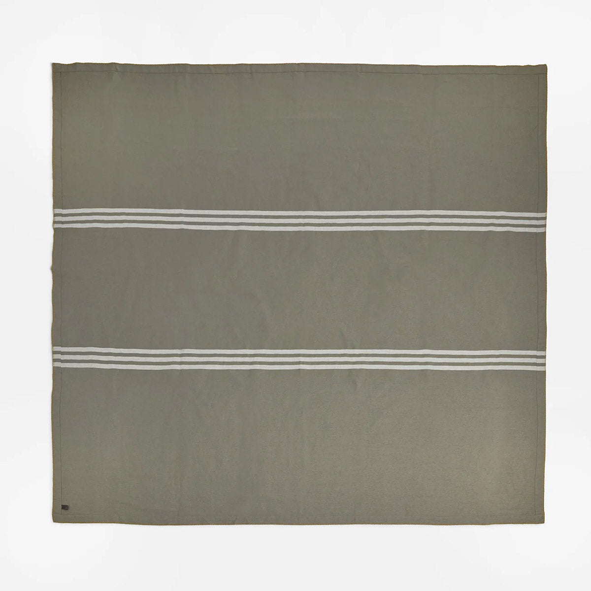 Pony Rider New Yorker Cotton Blanket | Olive | 267 x 265 - Collector Store Sydney