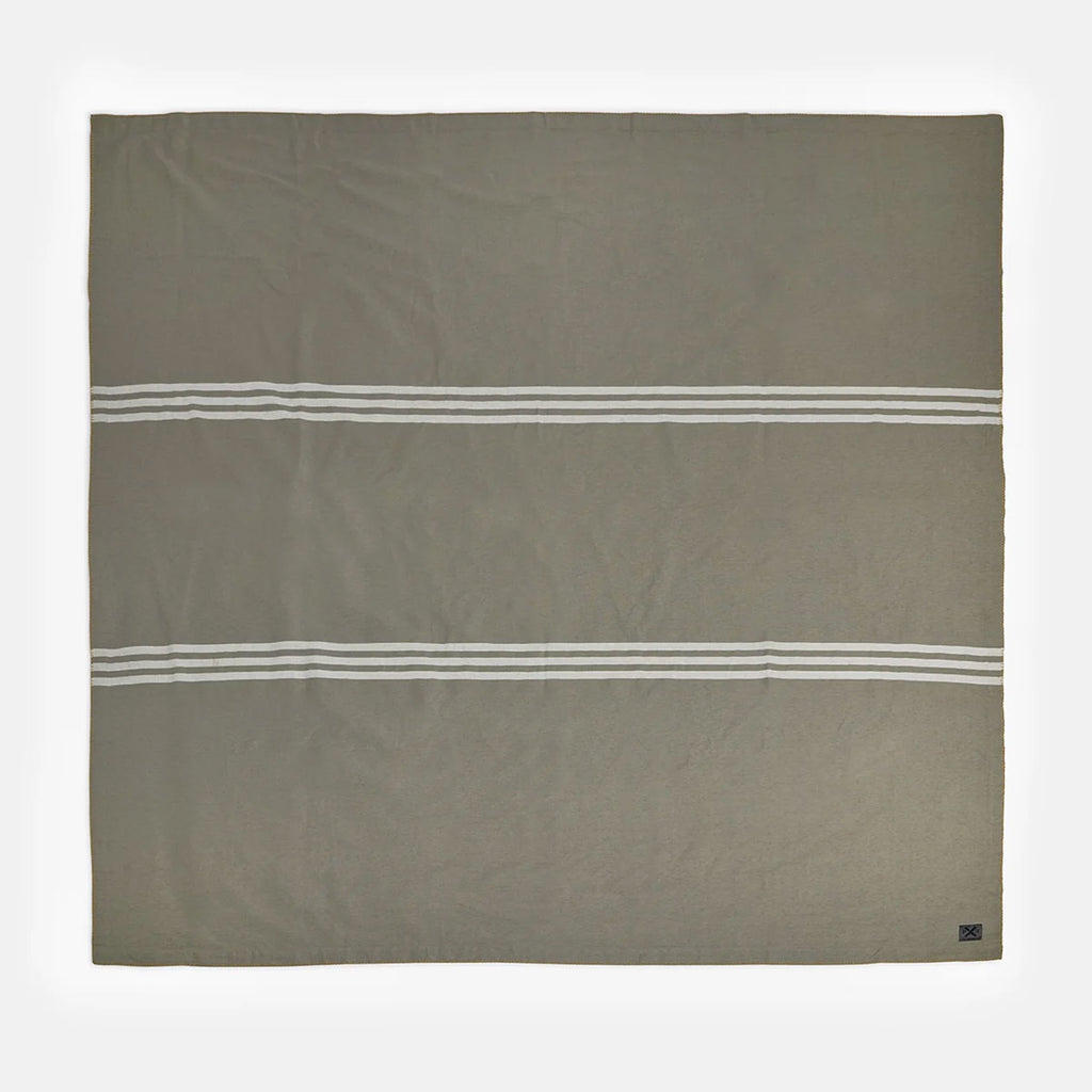 Pony Rider New Yorker Cotton Blanket | Olive | 267 x 265 - Collector Store Sydney