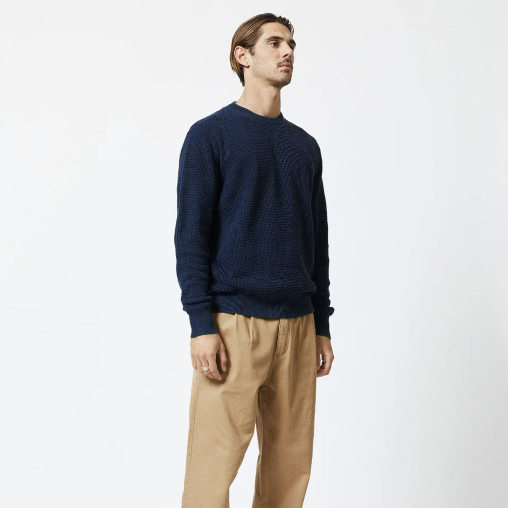 MR SIMPLE : SORRENTO KNIT : NAVY - Collector Store