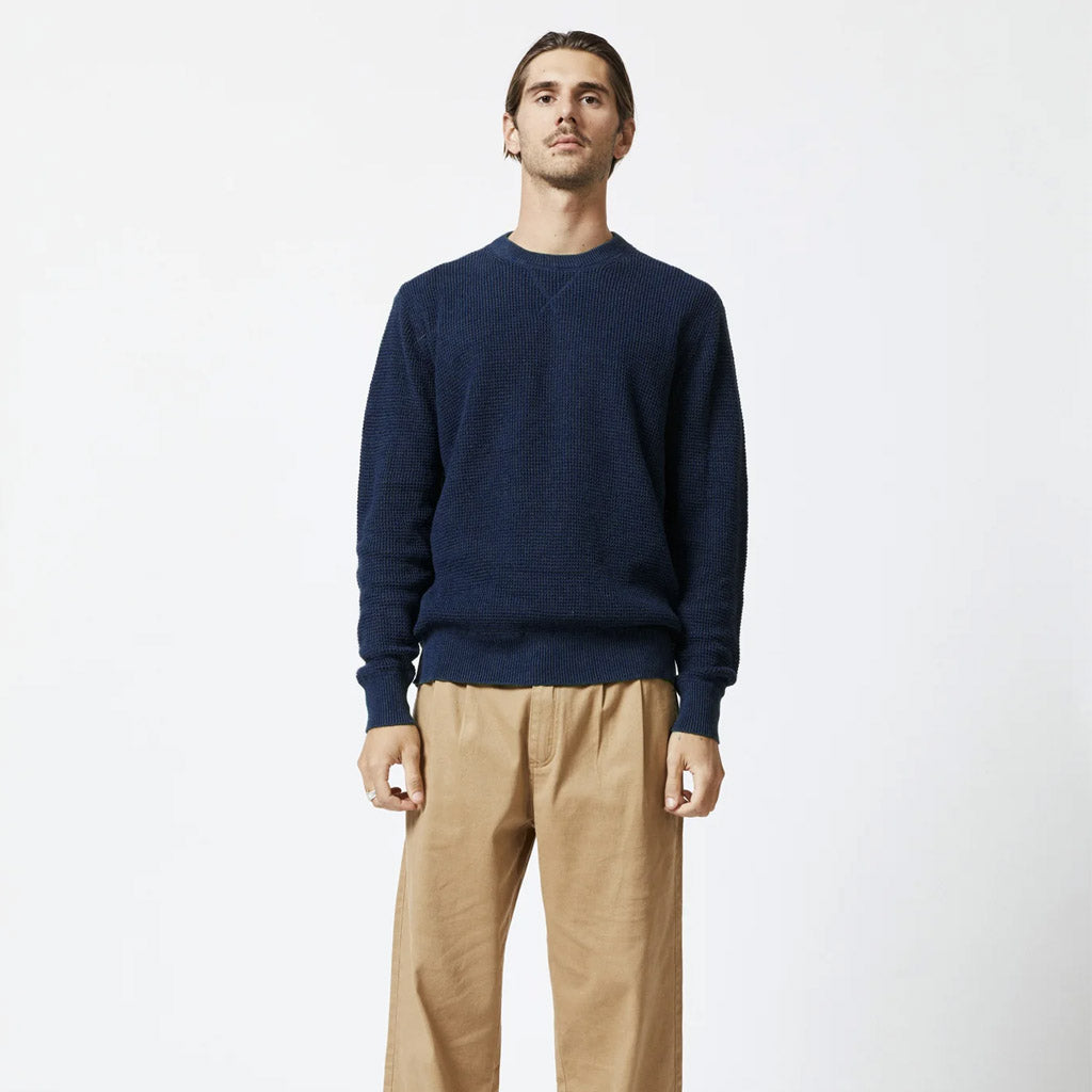 MR SIMPLE : SORRENTO KNIT : NAVY - Collector Store