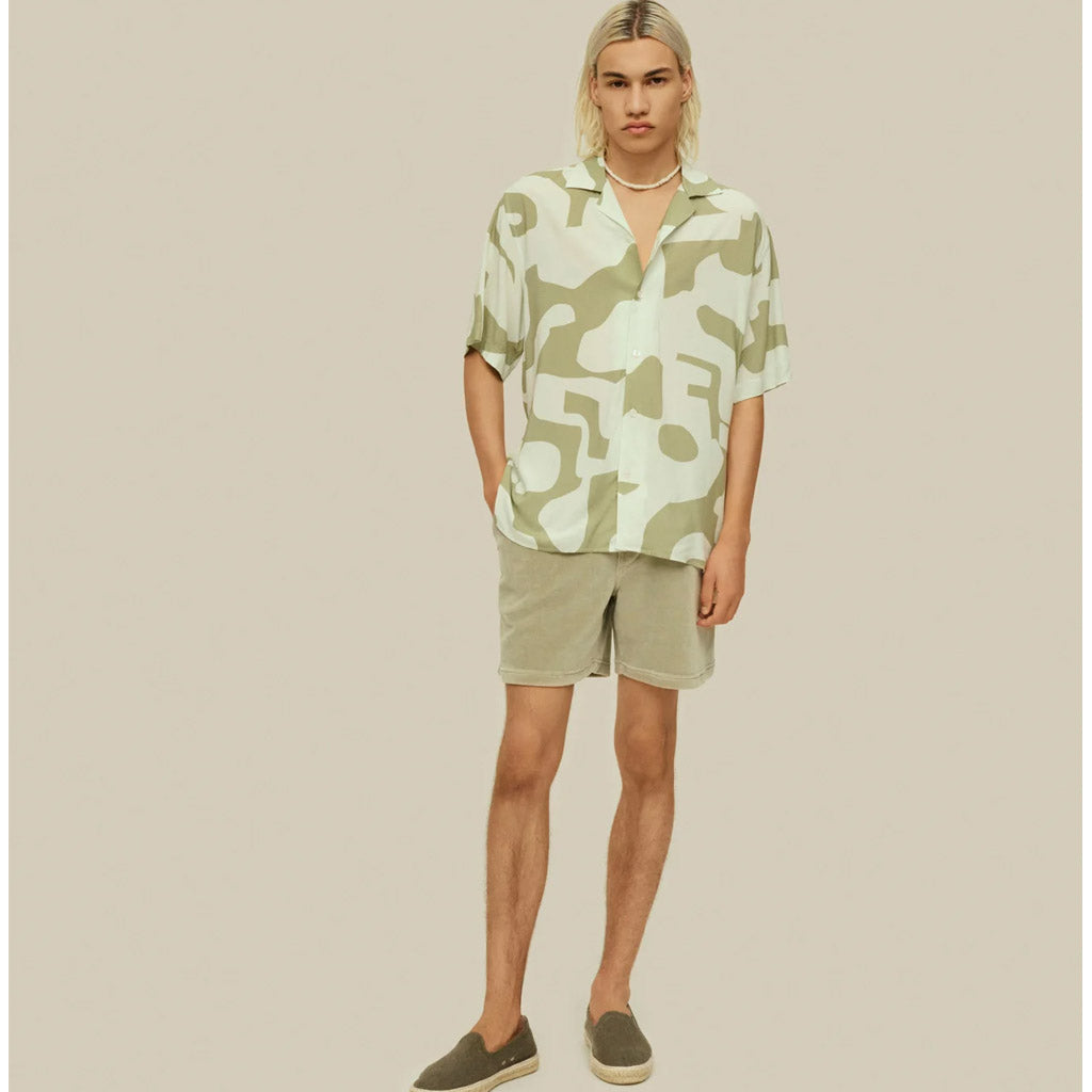 OAS Sage Puzzlotec Viscose Shirt - Collector Store