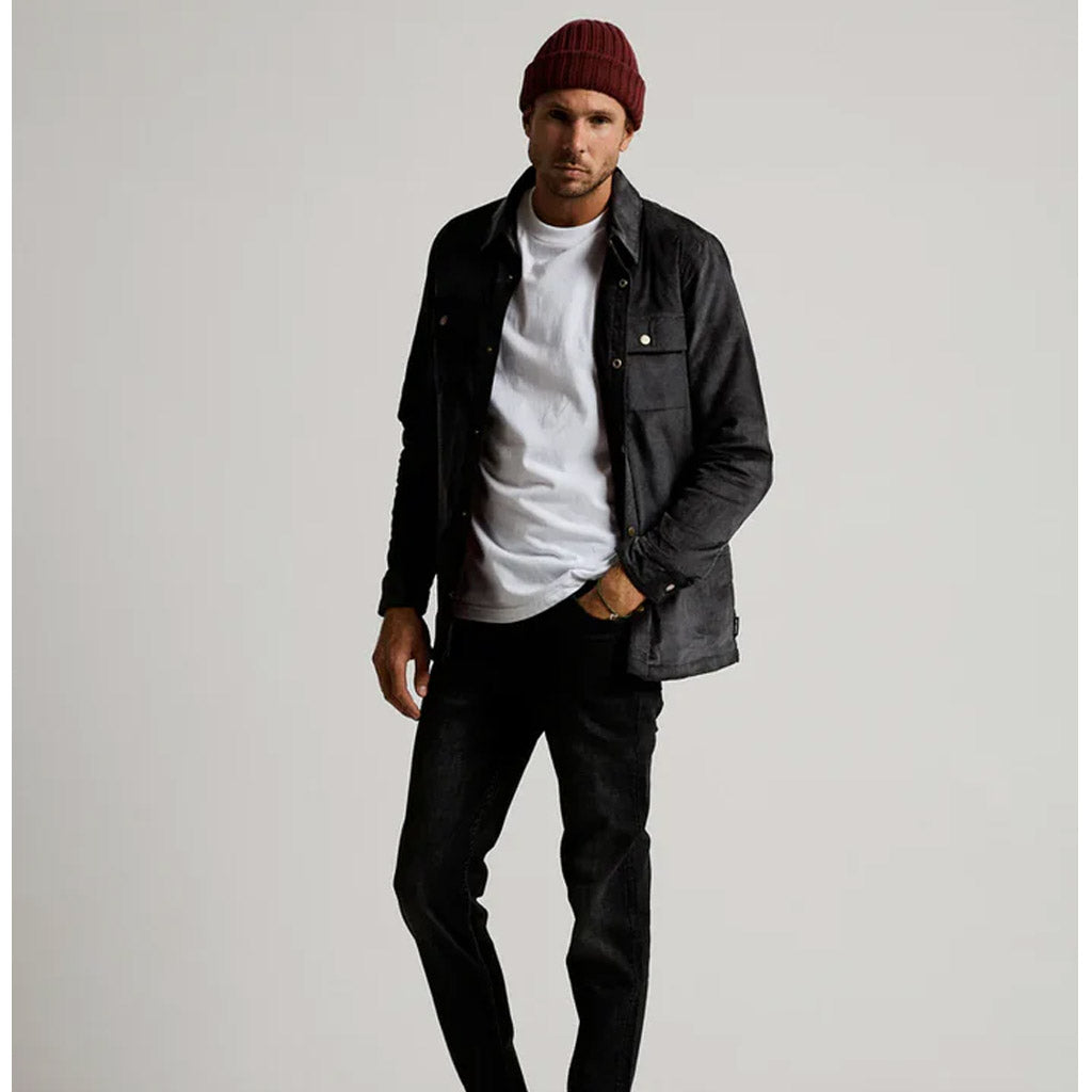 Mr Simple Quilted Cord Jacket - Graphite - Collector Store Sydney