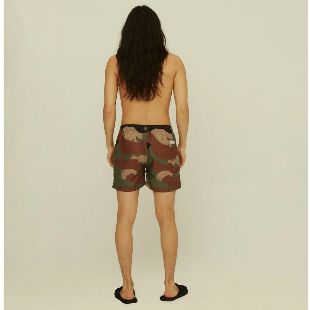 OAS Green Camouflage Zig -  Swimshorts - Collector Store