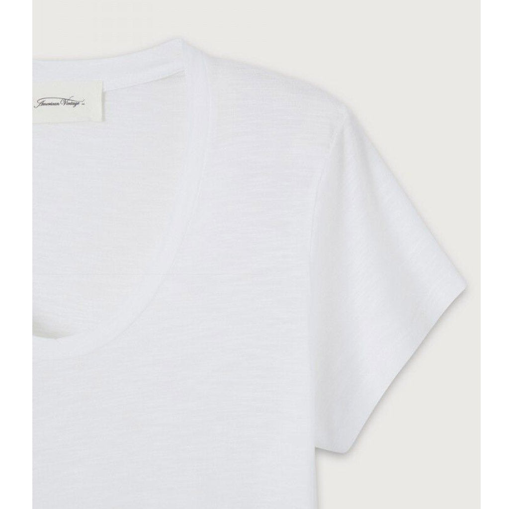 American Vintage Jacksonville Round Neck Tee - White - Collector Store Sydney