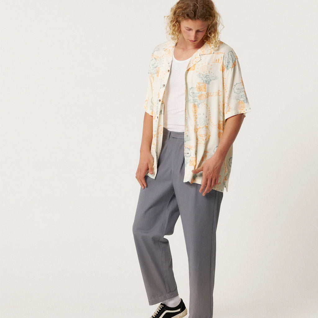 TCSS - MADNESS RESORT SS SHIRT - ECRU - Collector Store Sydney