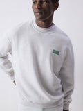 American Vintage Mens Sweatshirt - Baptown - Heather Grey