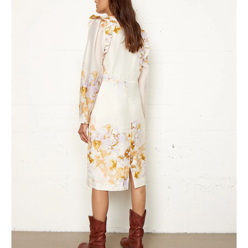 Second Female Angelica Slim Dress - Pearled Ivory - Collector Store