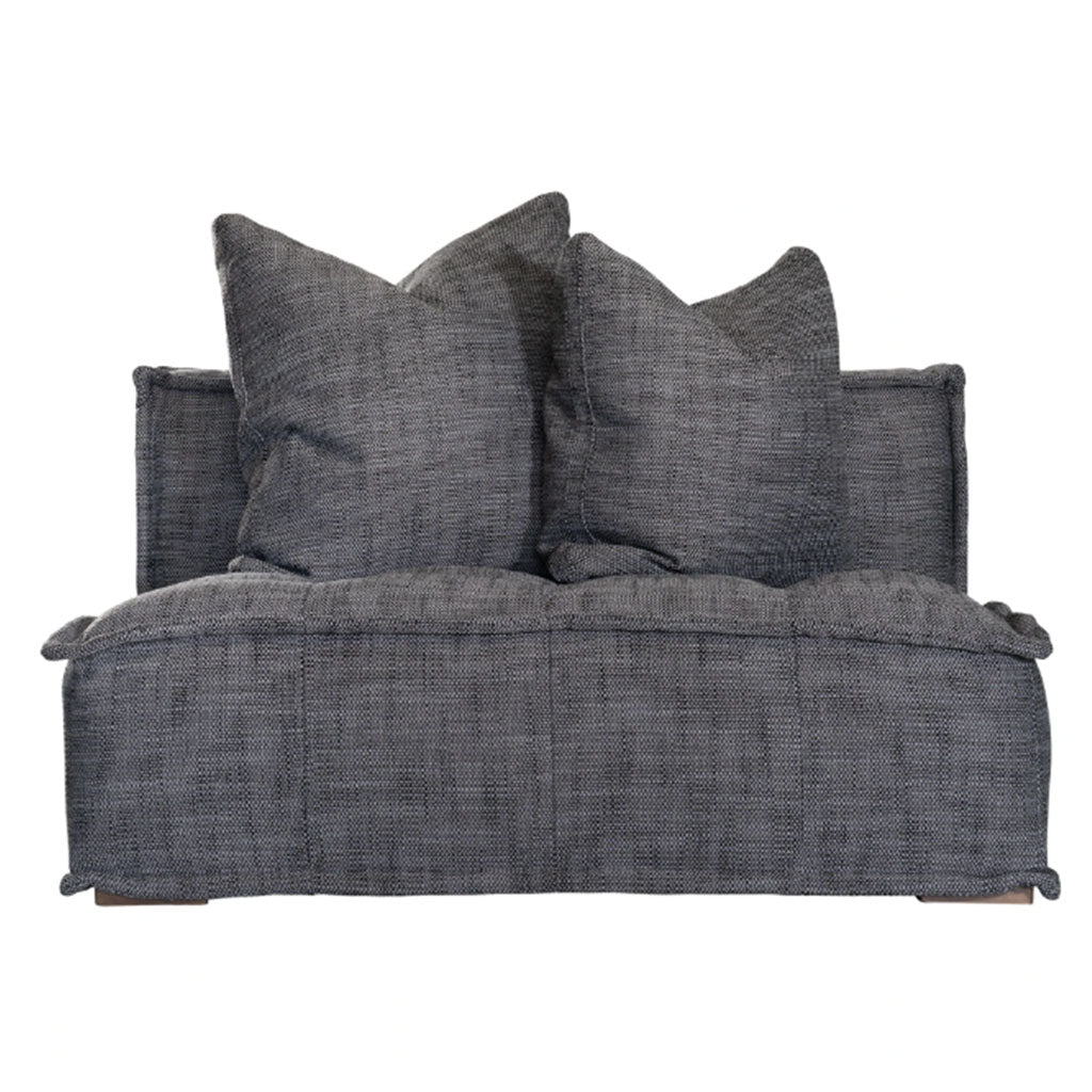 Denver Sofa Single Seater |  Dark Grey | Uniqwa Furniture - Collector Store