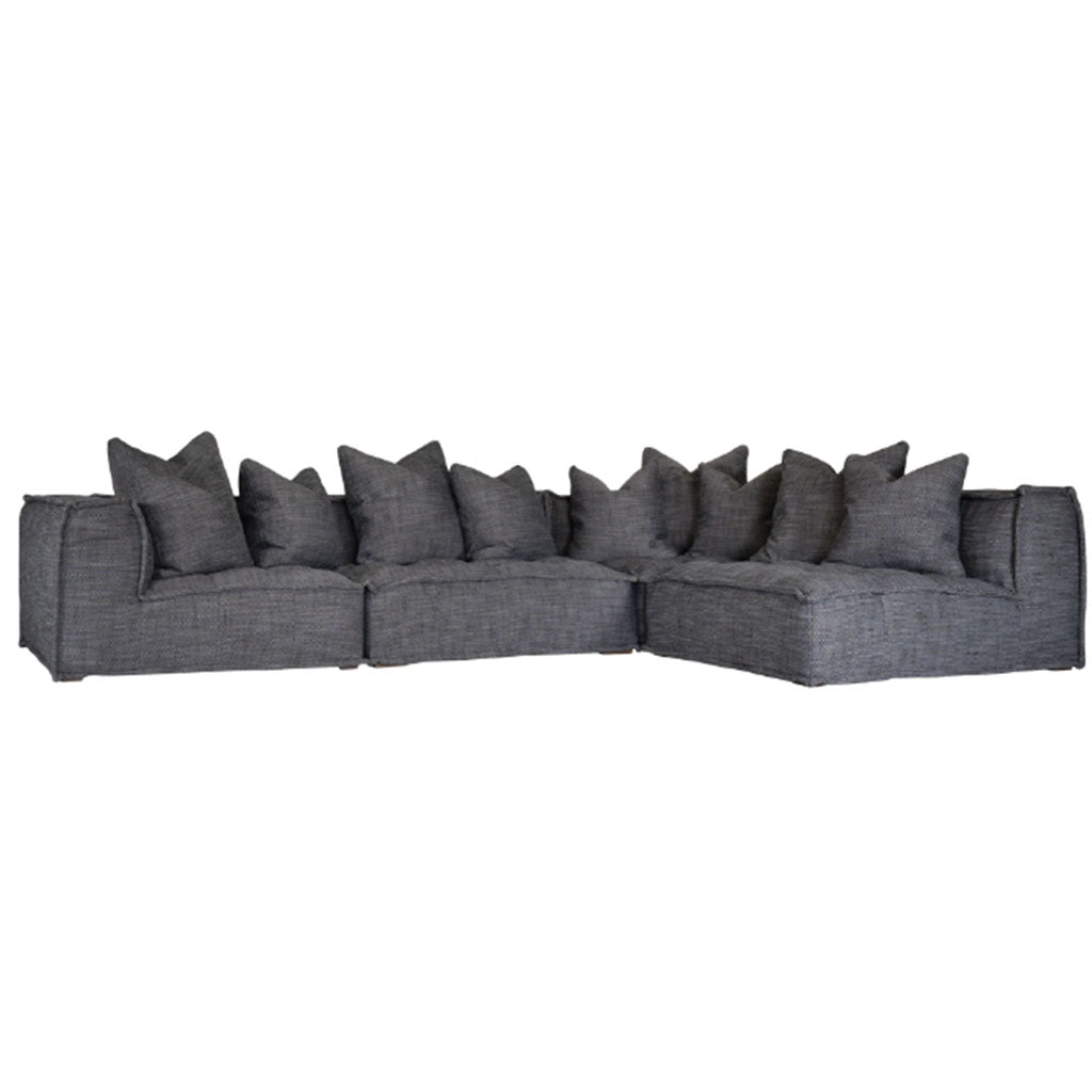 Denver Sofa Single Seater |  Dark Grey | Uniqwa Furniture - Collector Store