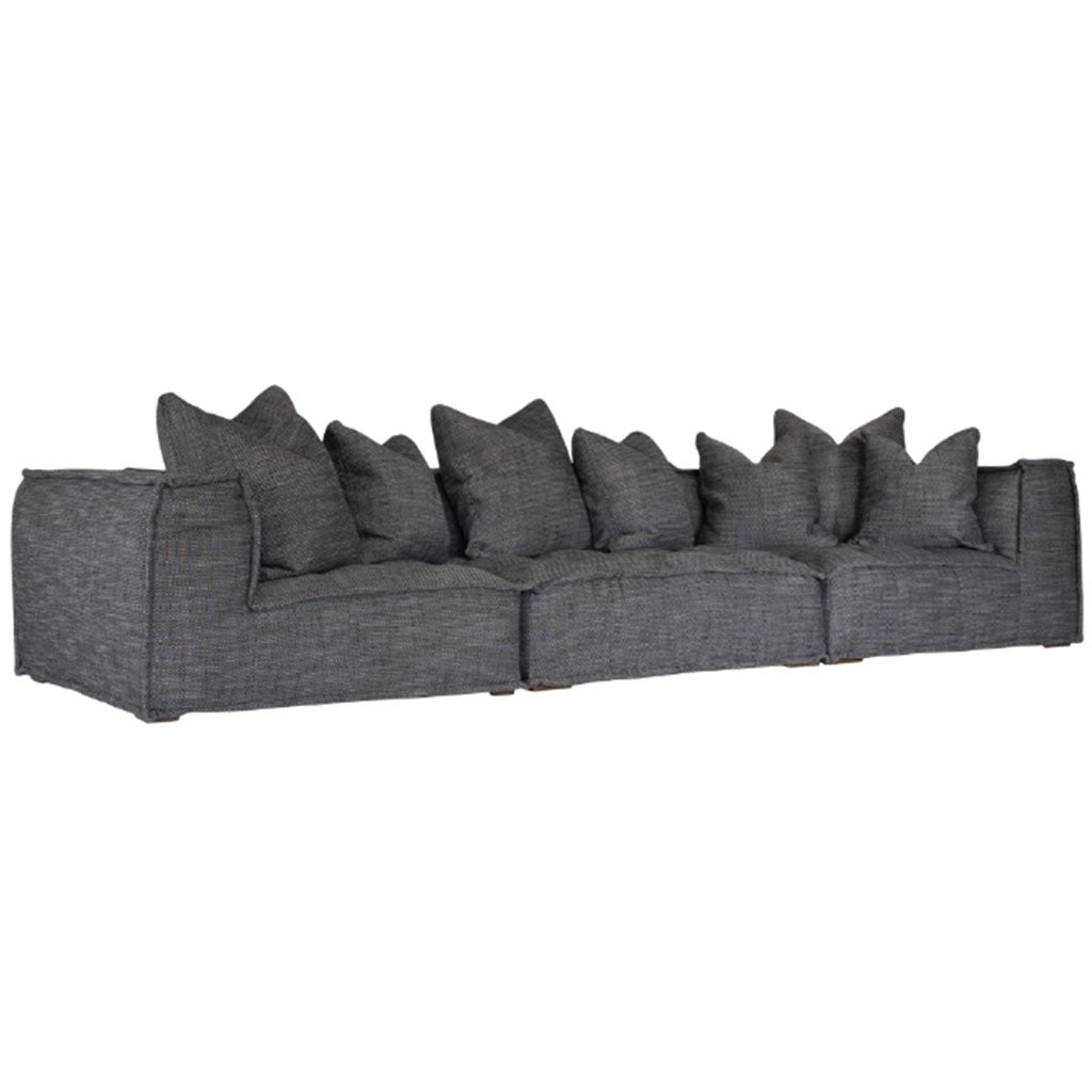 Denver Sofa Single Seater |  Dark Grey | Uniqwa Furniture - Collector Store