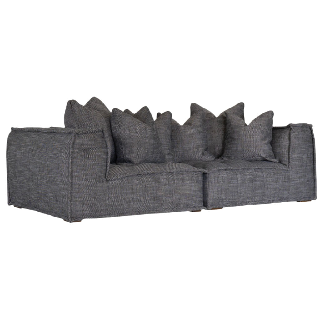 Denver Sofa Single Seater |  Dark Grey | Uniqwa Furniture - Collector Store