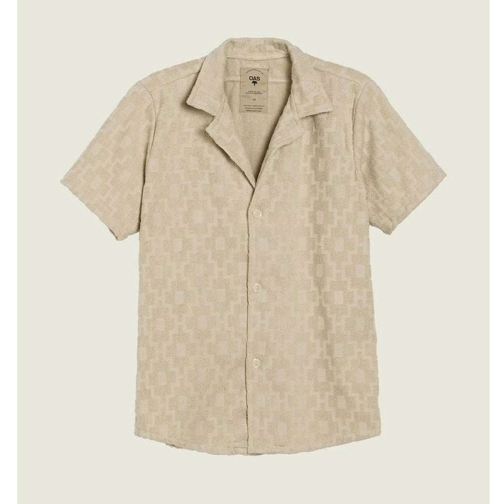 OAS TERRY SHIRT - Beige Machu Cuba - Collector Store