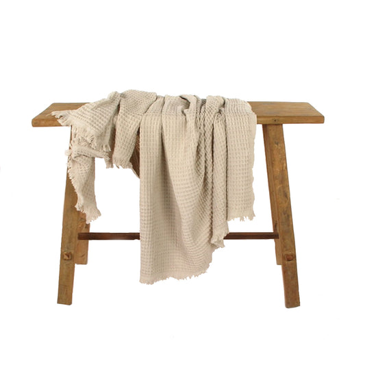 by ende.| Waffle Throw | Stone - Collector Store